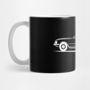 Mercedes SL Type W107 450SL 560SL White Mug